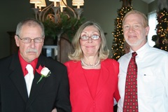 Groom, Bride and Pastor